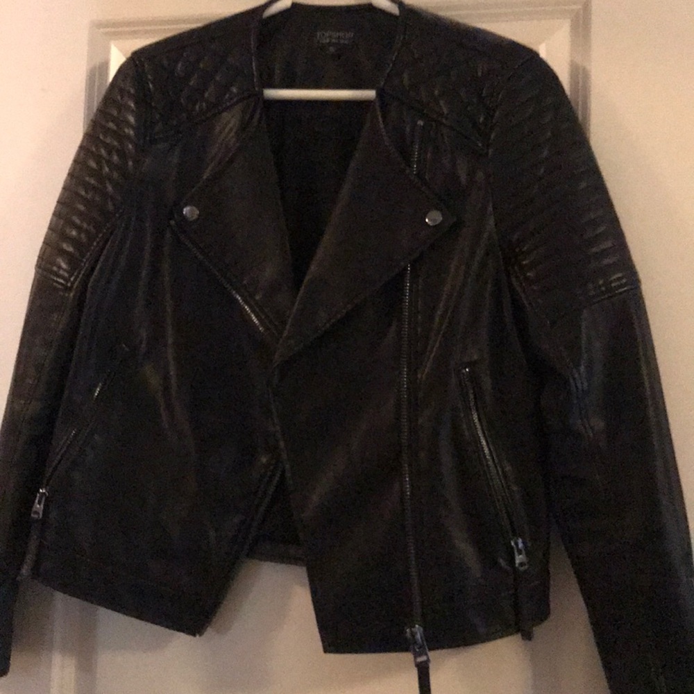 TopShop faux leather jacket - moto